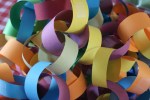 paper chain close up by stitchlily